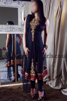 Indian Punjabi girl in traditional sarri clothes