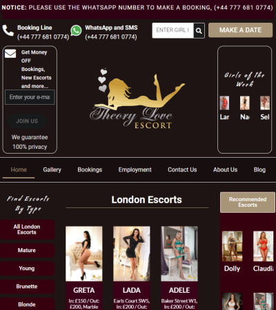 Elite London escorts agency